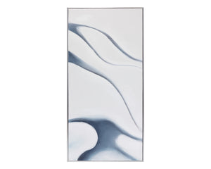 MEDITATION (SET OF 3) - 30" X 60" - SILVER FLOATER FRAME