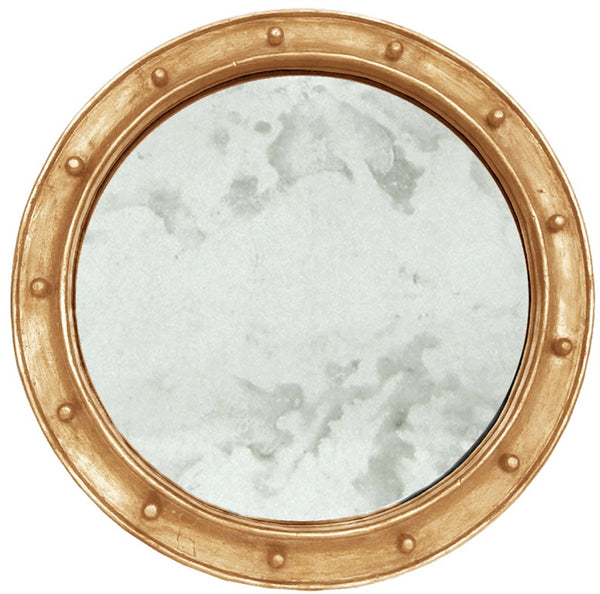 GOLD LF ROUND ANT MIR