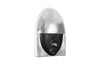 Fashion Faces Wall Art, Large, Pout, Black and Silver Leaf