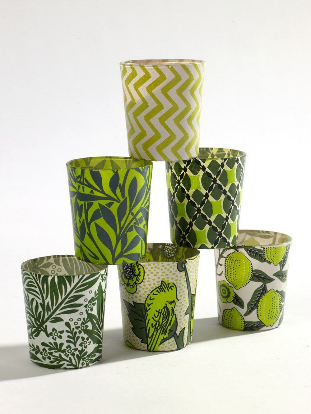 6 Tealights Marie - Yellow