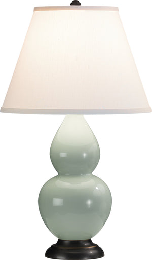 Celadon Small Double Gourd Accent Lamp