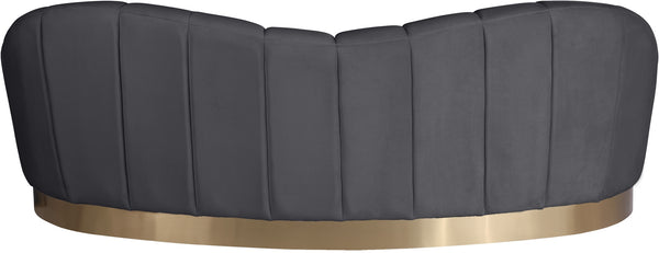 Jesse Sofa In Grey Velvet