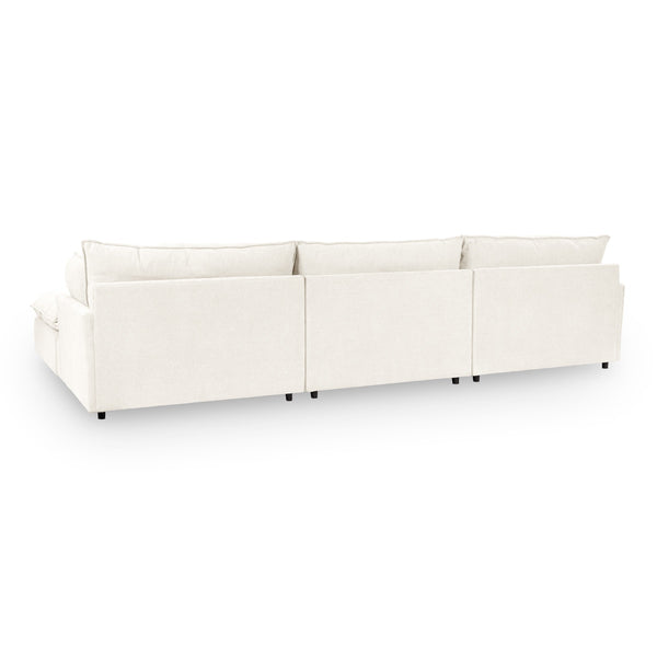 Caplan 4-Piece Modular Sectional in Elite-Ivory