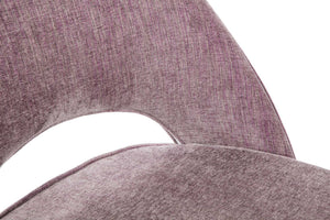 Johnson Dining  Side Chair - Heathered velvet purp
