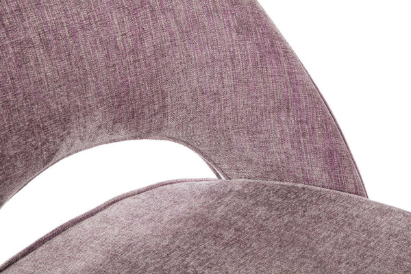 Johnson Dining  Side Chair - Heathered velvet purp