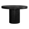 Moe's Cassius Round Outdoor Dining Table Black