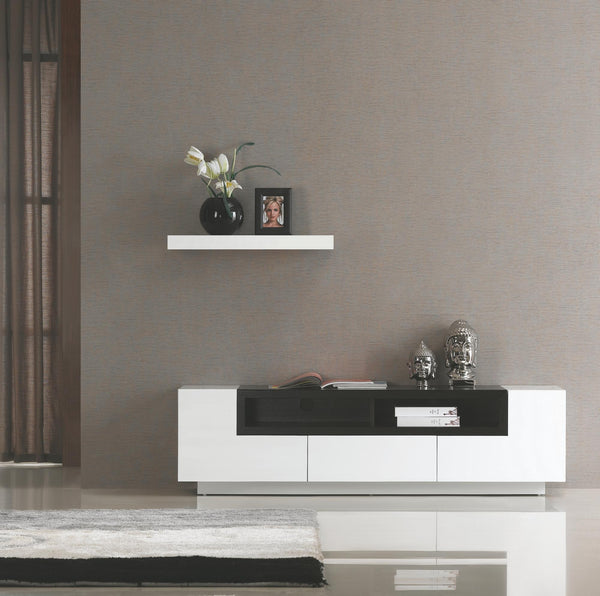 Zachary Tv Console- White/Oak