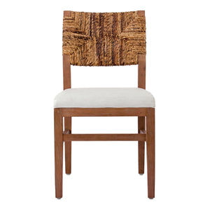 2pc Set - Lyon Abaca Dining Chair In Natural