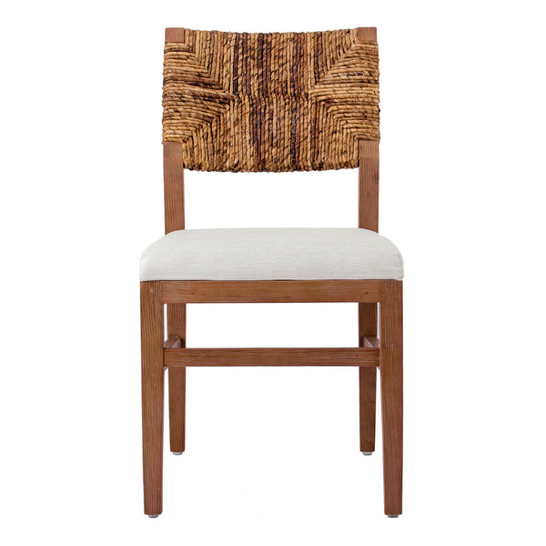 2pc Set - Lyon Abaca Dining Chair In Natural