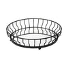 Helena 20L x 20W Black Metal Mirrored Bottom Round Serving Tray
