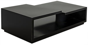 Shift Industrial Steel Coffee Table in Matte Black