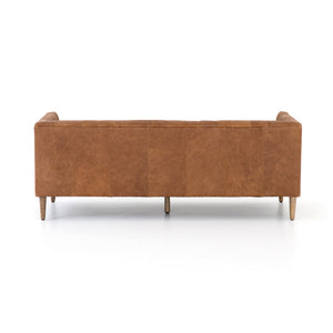 Williams Leather Sofa-75"-Nat Wash Camel