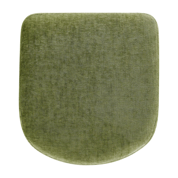 Rylee KD Chenille Backless Counter Stool, Millburry Green 