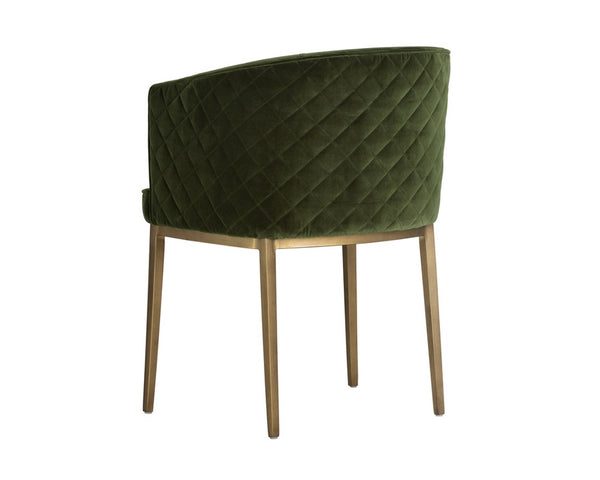 Cornella Dining Chair - Forest Green
