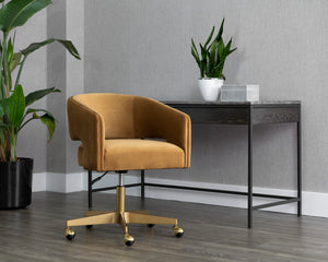 CLAREN OFFICE CHAIR - GOLD SKY