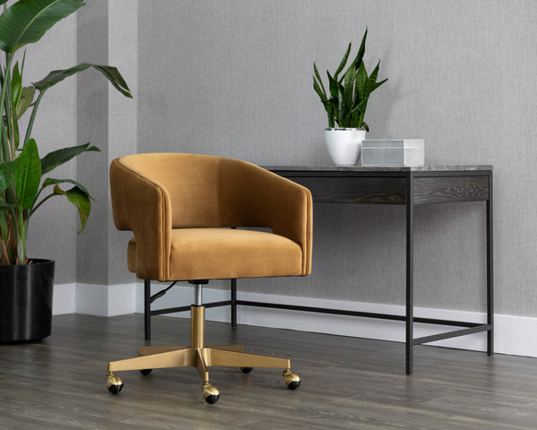 CLAREN OFFICE CHAIR - GOLD SKY