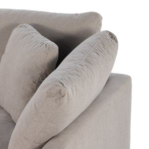 Stevie 5Pc Laf Sectional Sofa In Flannel