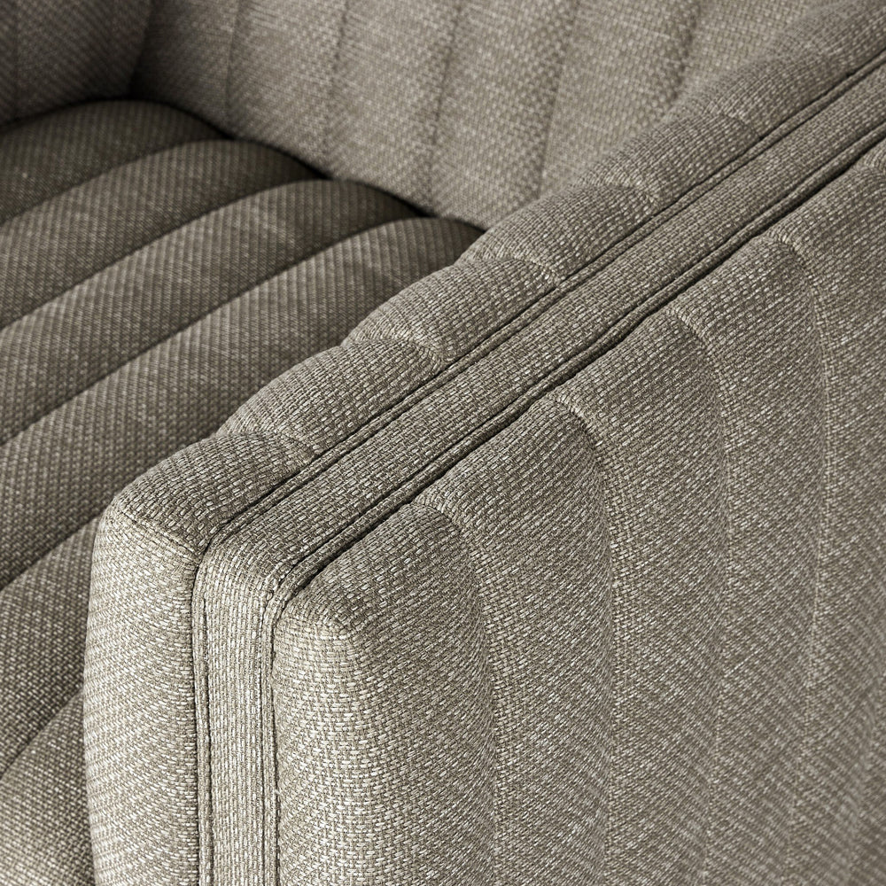 Augustine Outdoor Swivel Chair - Casa Grey
