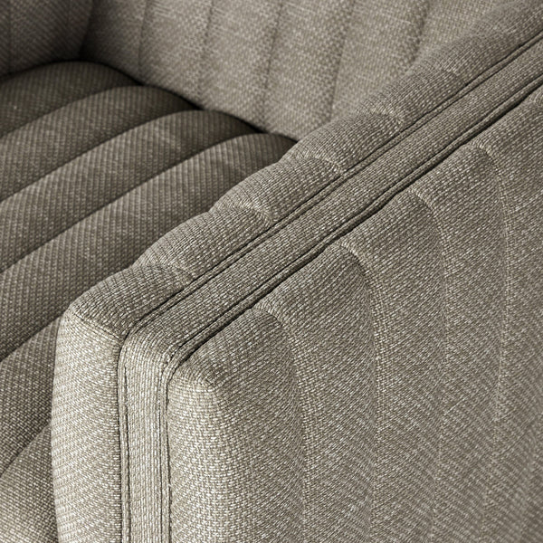 Augustine Outdoor Swivel Chair - Casa Grey