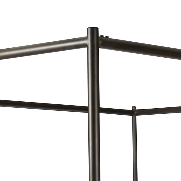 Leigh Canopy King Bed - Palm Ecru