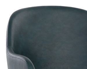 HENSLEY DINING ARMCHAIR - DARK TEAL
