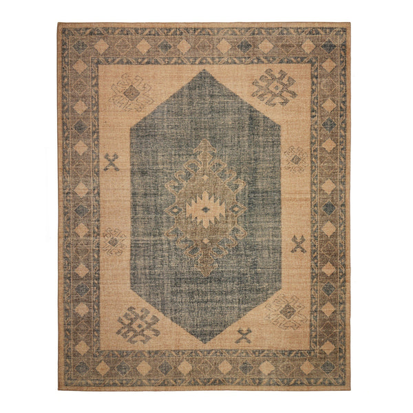 Samsa Hand Knotted Rug - Samsa Navy