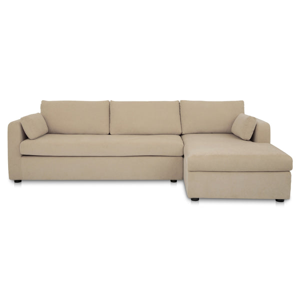 Moe's Burrow Sleeper Sectional with Storage Chaise