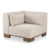 Moe's June Corner Chair in Oatmeal Beige