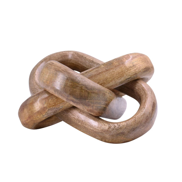 KNOT DECORATIVE OBJECT IN MANGO WOOD