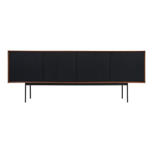 Moe's Araya Sideboard Brown with Black Detailing