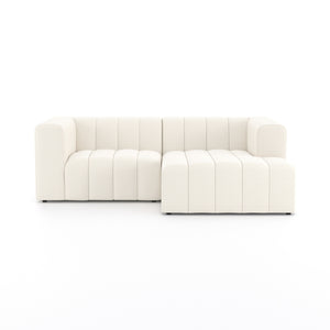 Langham Channeled 2pc Sectional In Raf Ch