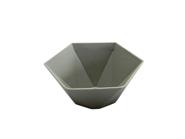 Aluminum Bowl Large Ivory Finish