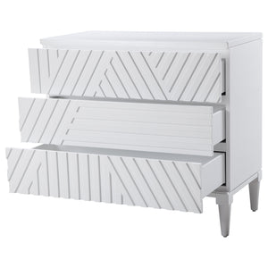 Colby Drawer Chest In White