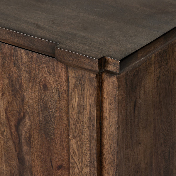 Newton Media Console in Brown