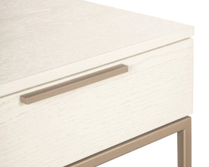 REBEL CONSOLE TABLE WITH DRAWERS - CHAMPAGNE GOLD - CREAM
