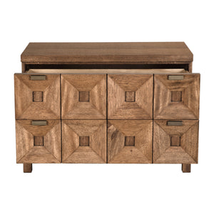Musashi 2 Drawer, Large, Dark Walnut