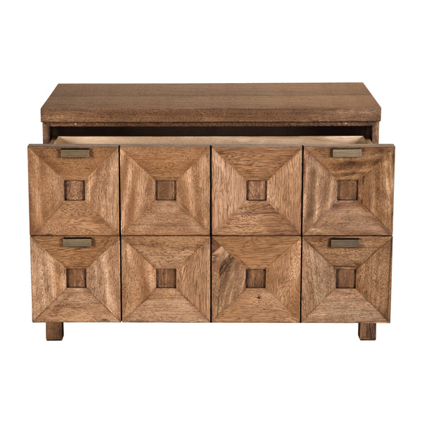 Musashi 2 Drawer, Large, Dark Walnut