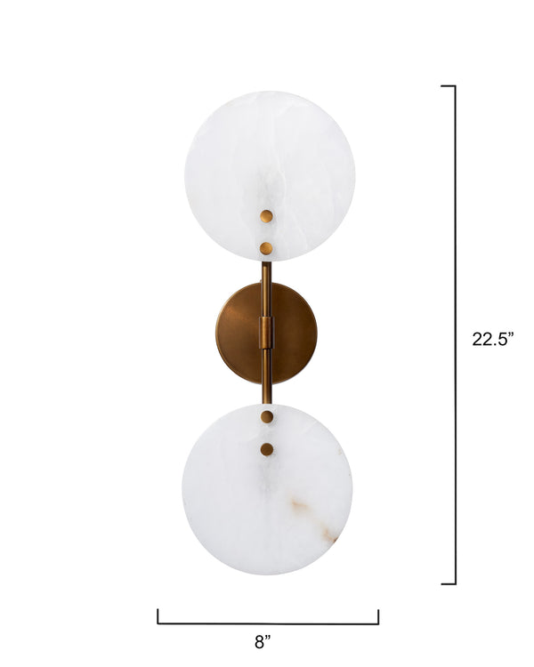 Oracle Alabaster Sconce