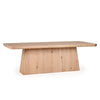 Orlando Solid Wood Rectangle Dining Table - True Natural