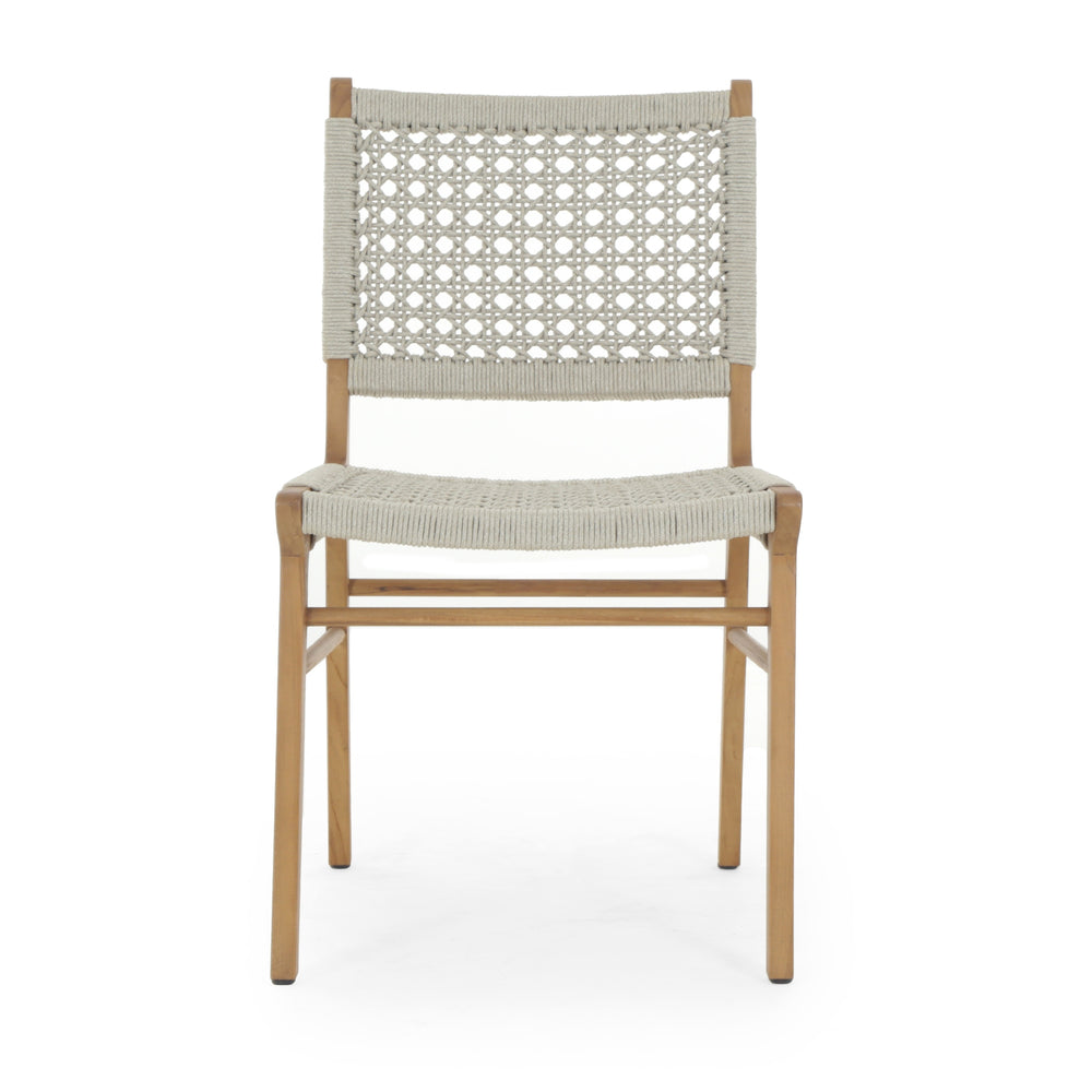 Delmar Outdoor Dining Chair In Natural