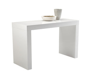 FARO C-SHAPE COUNTER TABLE - WHITE