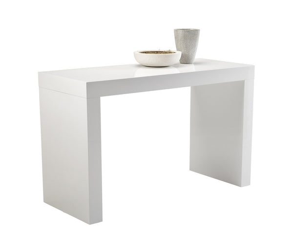 FARO C-SHAPE COUNTER TABLE - WHITE