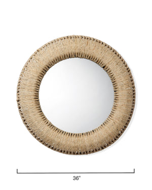 Hollis Round Rope Wall Mirror