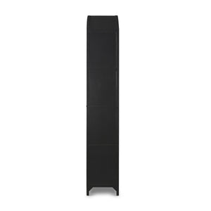 Belmont Wide Metal Cabinet In Black