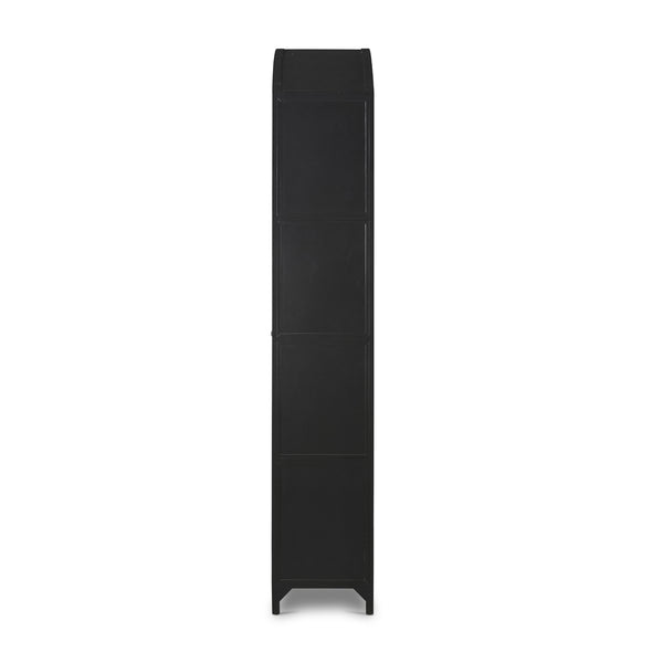 Belmont Wide Metal Cabinet In Black