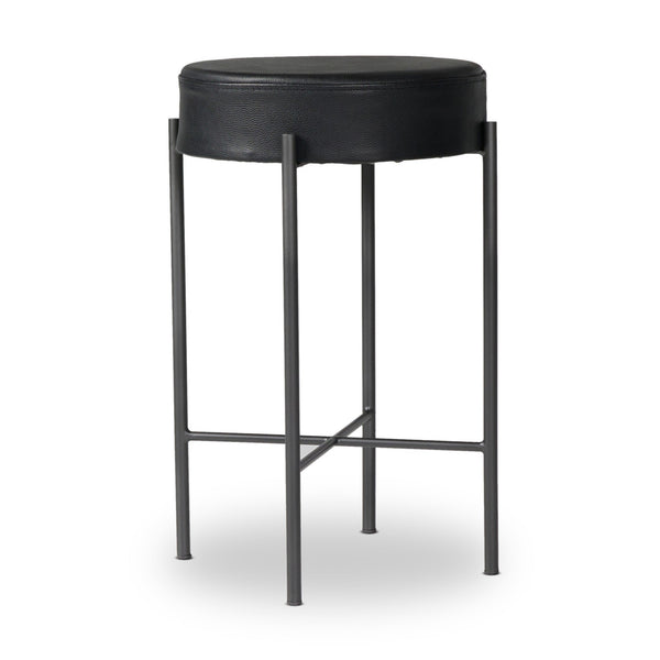 Nocona Bar + Counter Stool - Black Leather