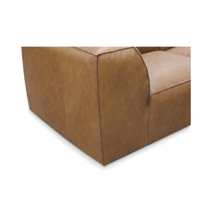 Moe's Form L-Shaped Modular Sectional in Sonoran Tan Leather