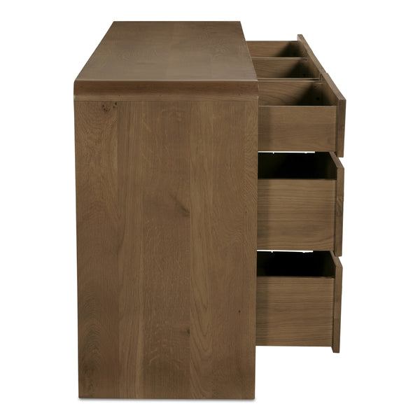 Riley 7-Drawer Dresser in Oak
