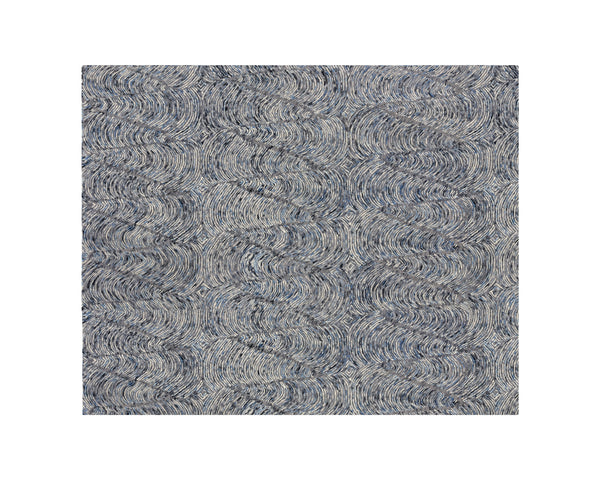 Corfu Hand-tufted Rug - Blue / Charcoal - 8' X 10'