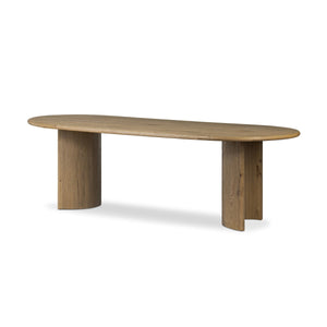 Paden Dining Table - Worn Oak Veneer